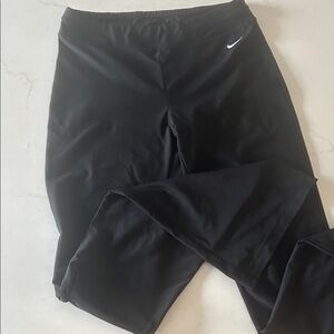 Nike Women Black Leggings- bootcut Size SMALL
